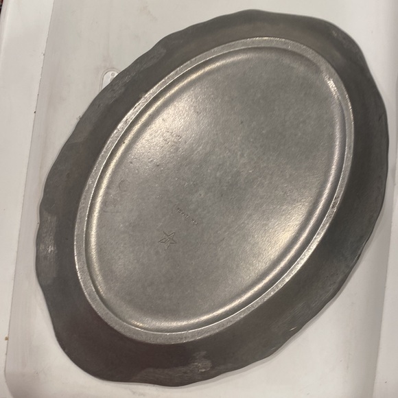 VINTAGE PEW-TA-REX 18” by 12” serving platter oval mid century - Picture 2 of 14